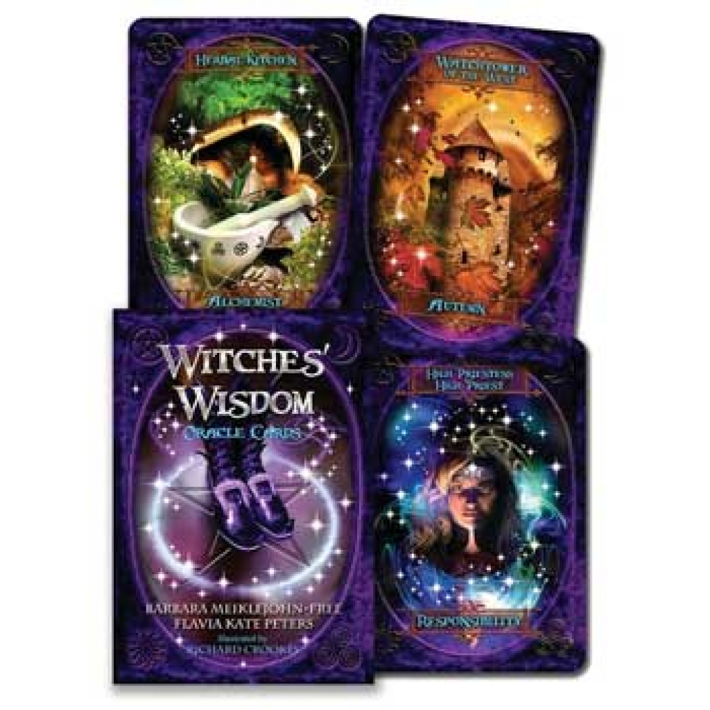 Witches' Wisdom Oracle by Meiklejohn-Free & Peters: Deck of Guided Insights