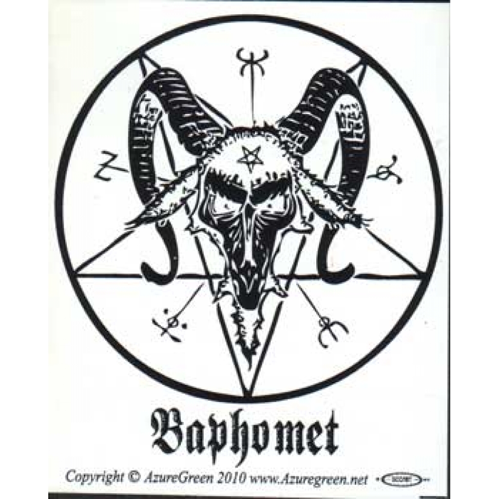 Baphomet Bumper Sticker - Esoteric Symbolism