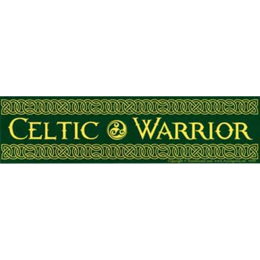 Celtic Warrior Bumper Sticker - Embrace Your Heritage