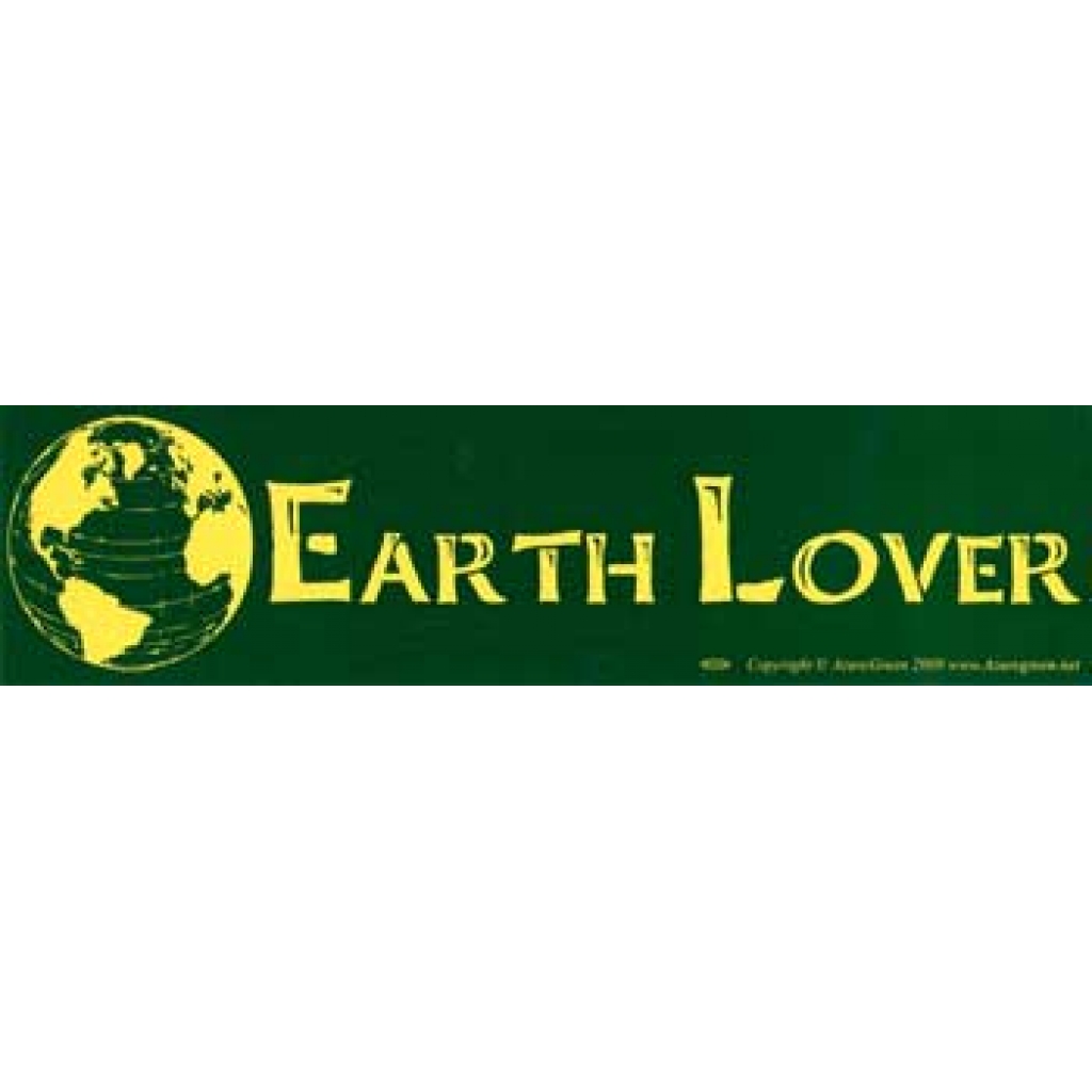 Earth Lover Bumper Sticker - Show Your Love for the Planet