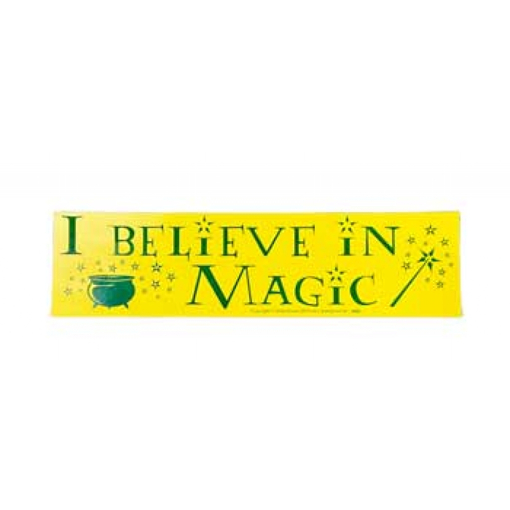 I Believe In Magic Bumper Sticker