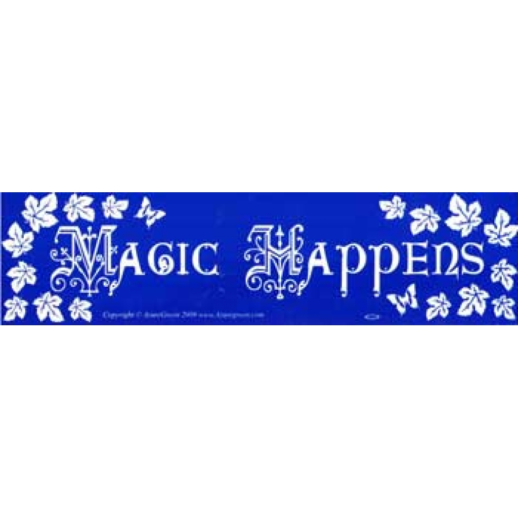 Magic Happens Bumper Sticker