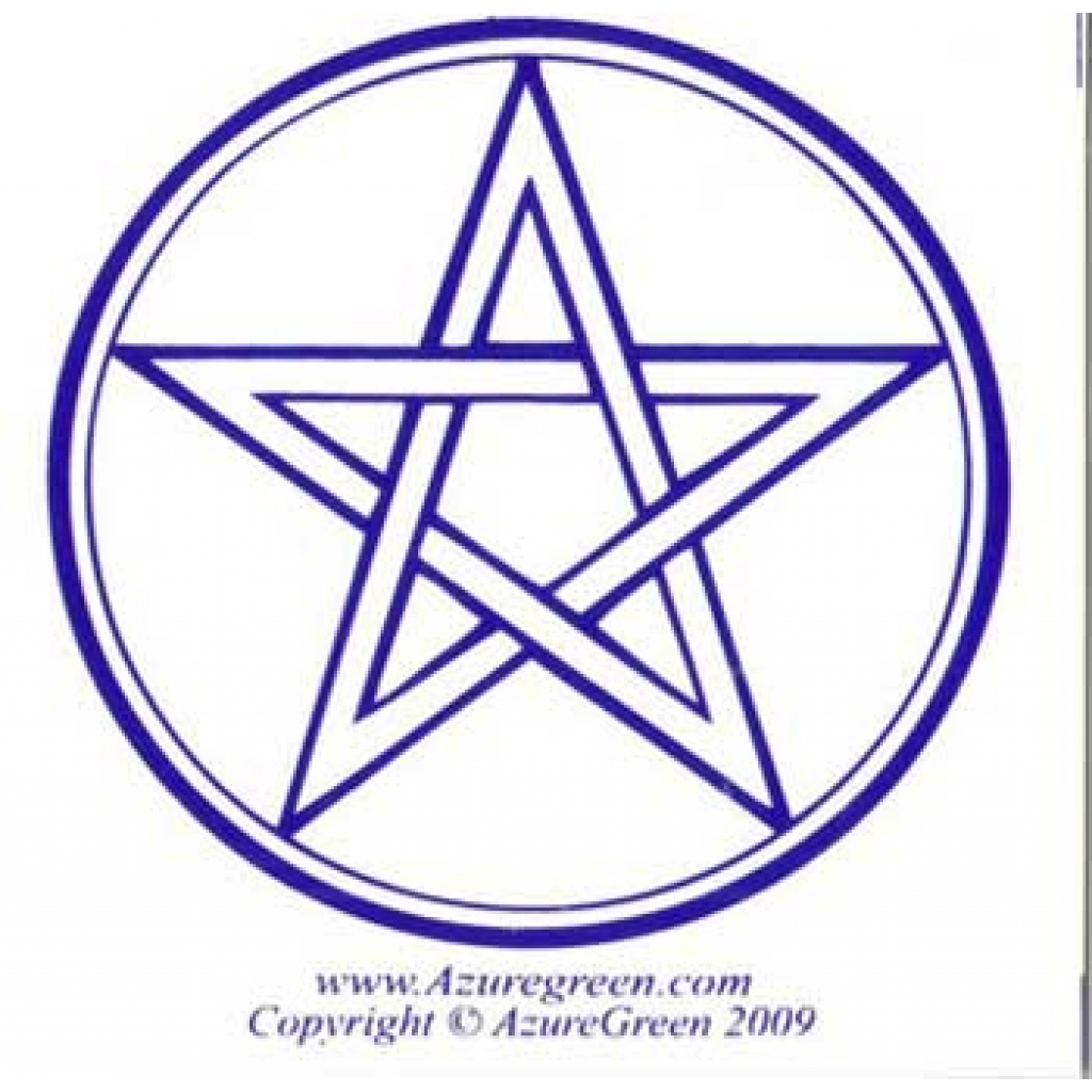 Pentagram Bumper Sticker - 3