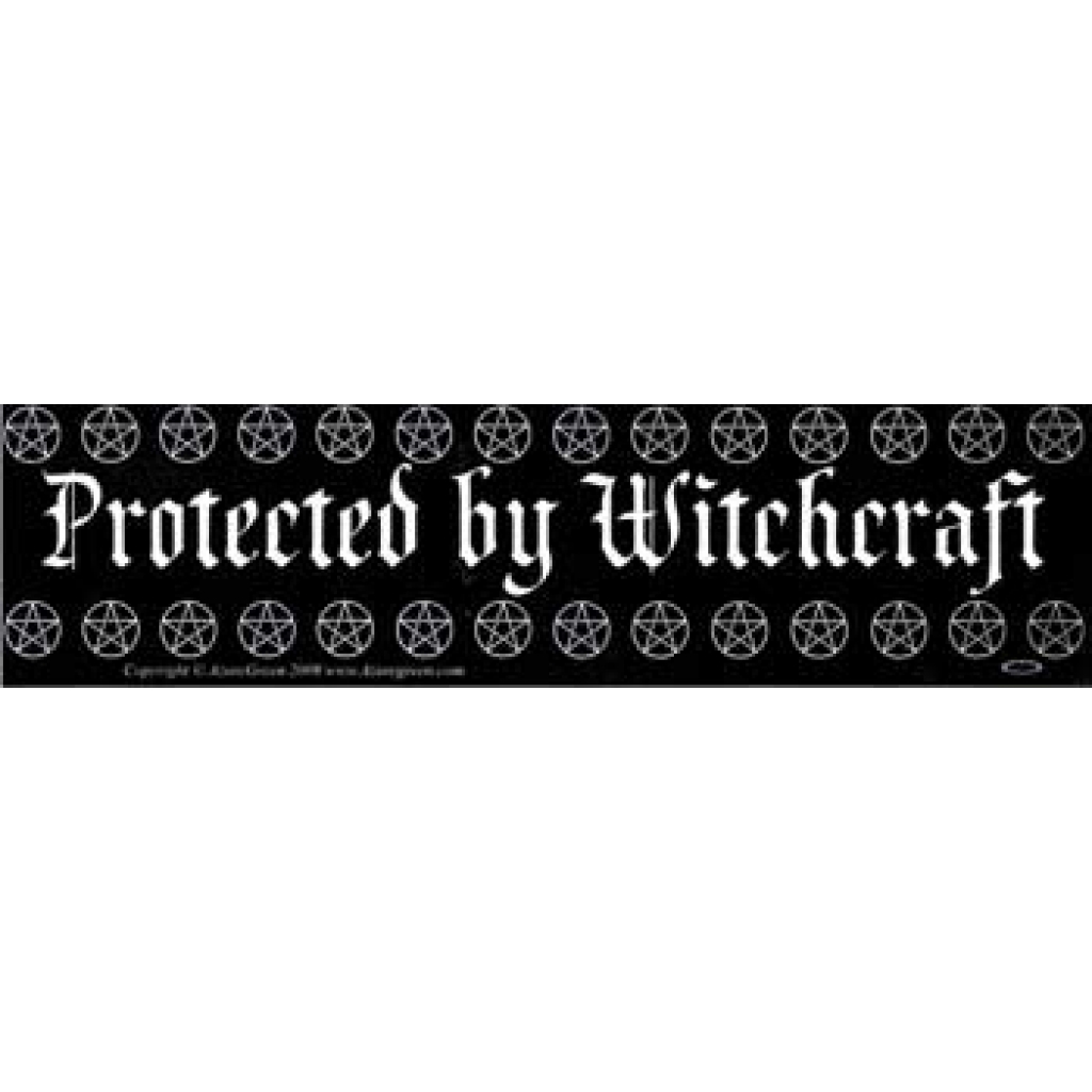 Protected By Witchcraft Bumper Sticker