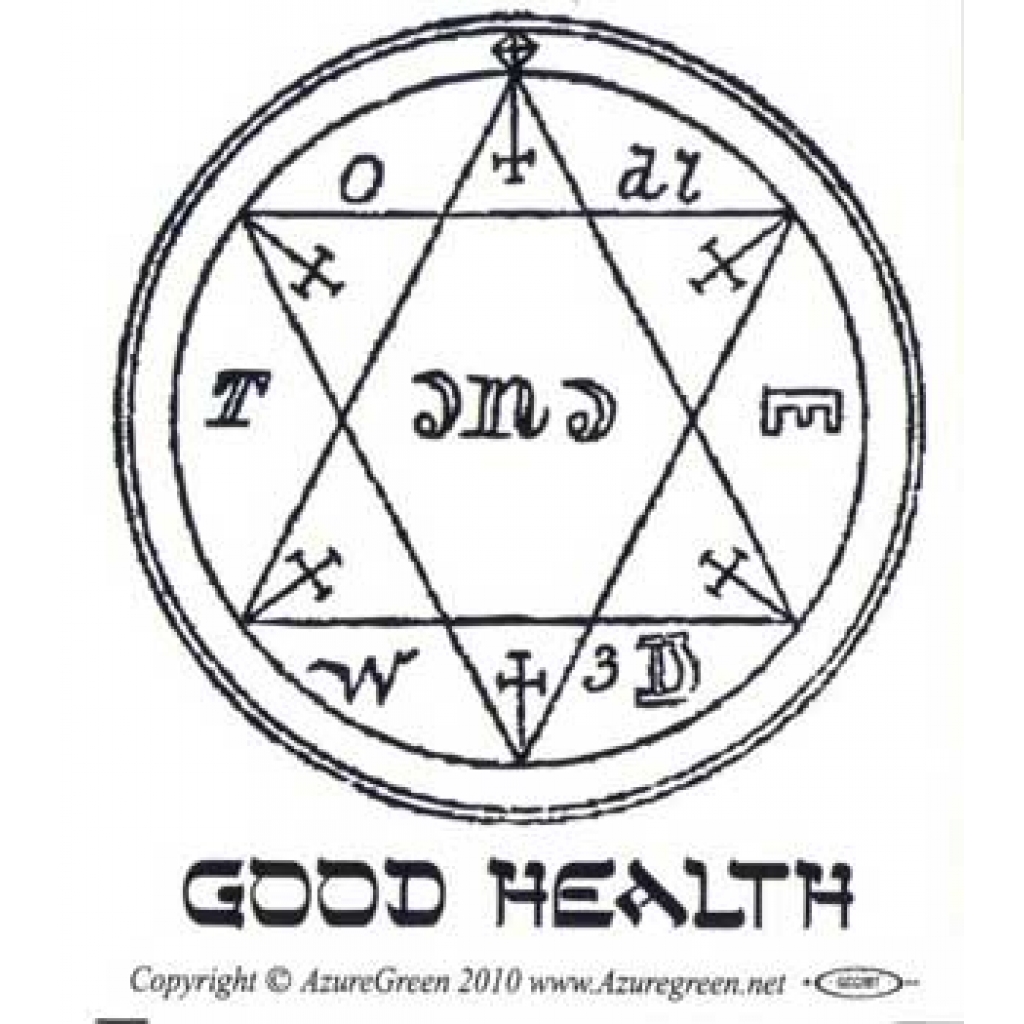 Good Health Bumper Sticker: A Magical Seal