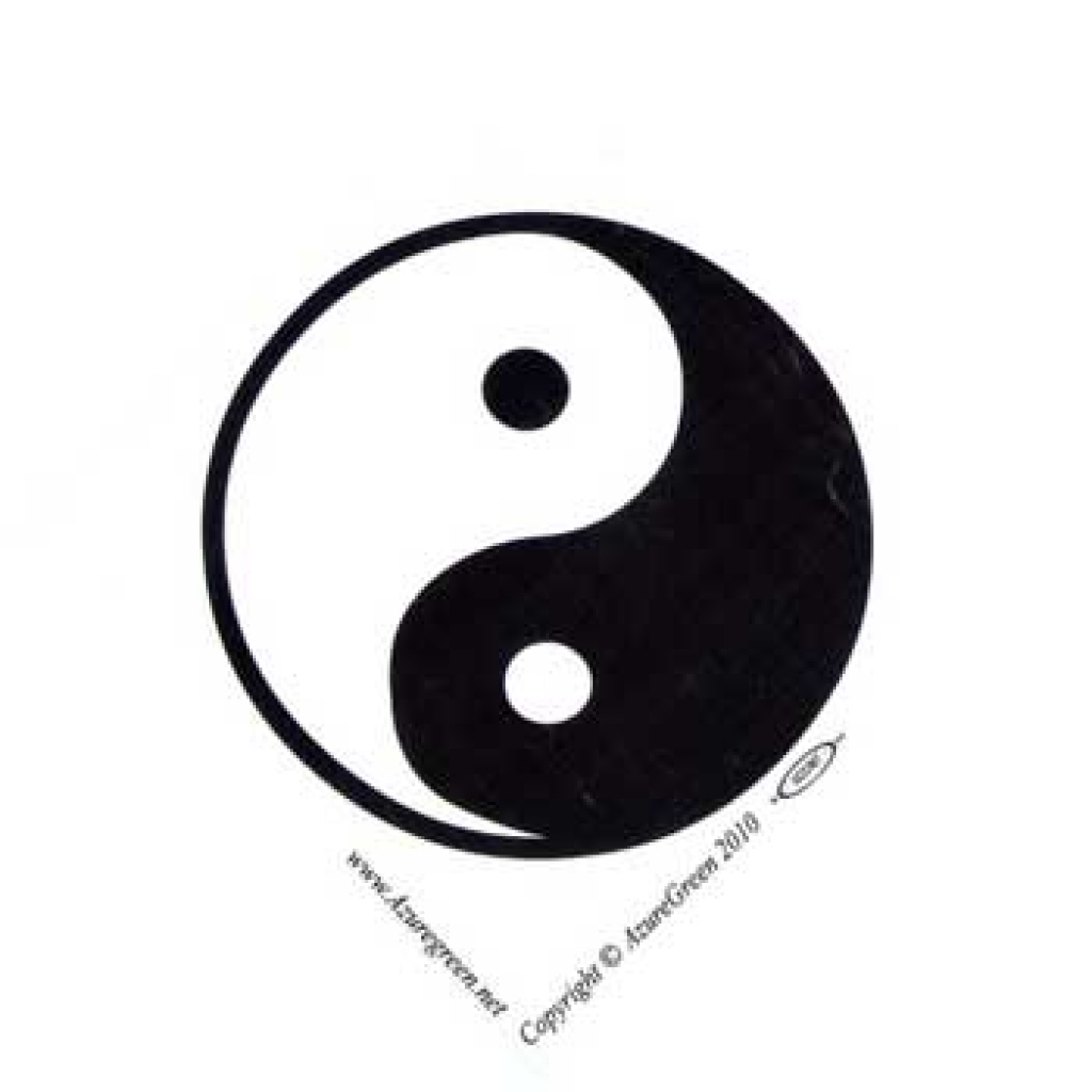 Yin Yang Bumper Sticker - Symbol of Harmony