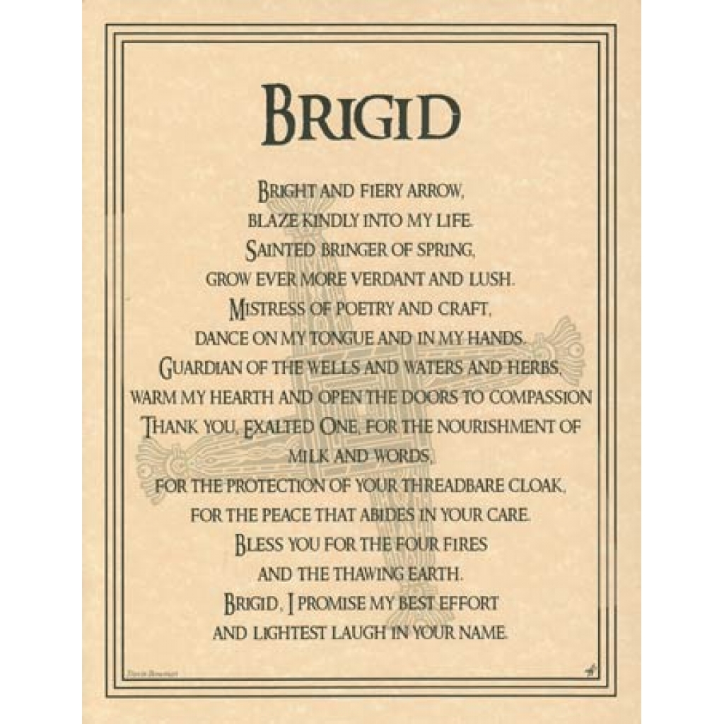 Brigid Poster for Spiritual Reverence