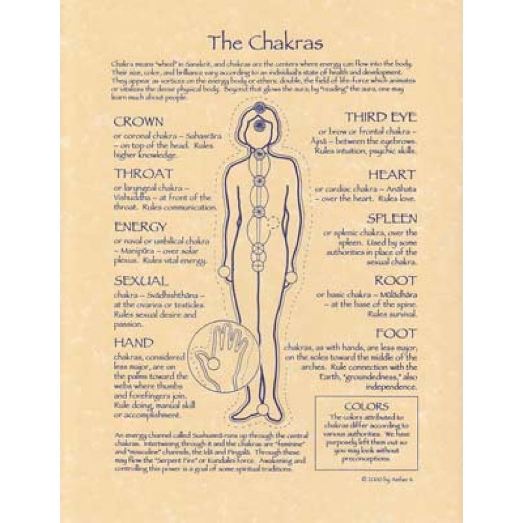 Chakras Poster - Understanding Energy Centers