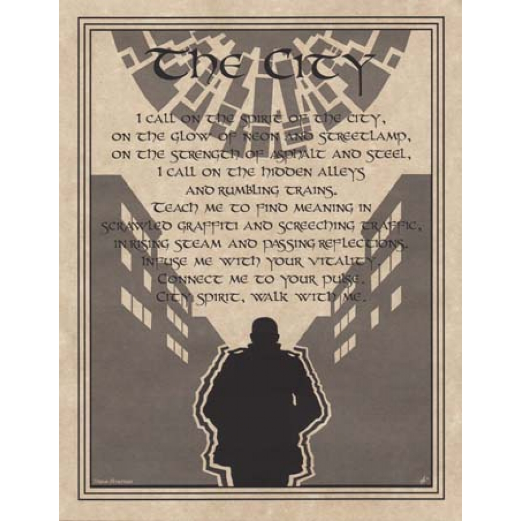 City Prayer Poster - 8 1/2