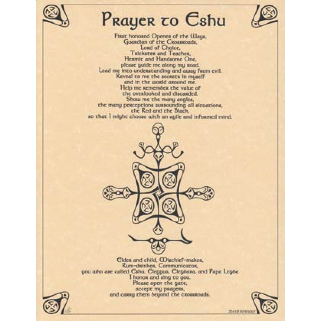 Prayer to Eshu Poster - Cultural Significance