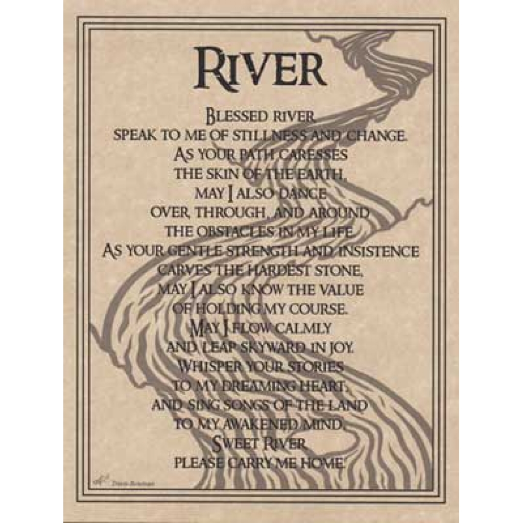 River Prayer Poster – Reflection and Intention