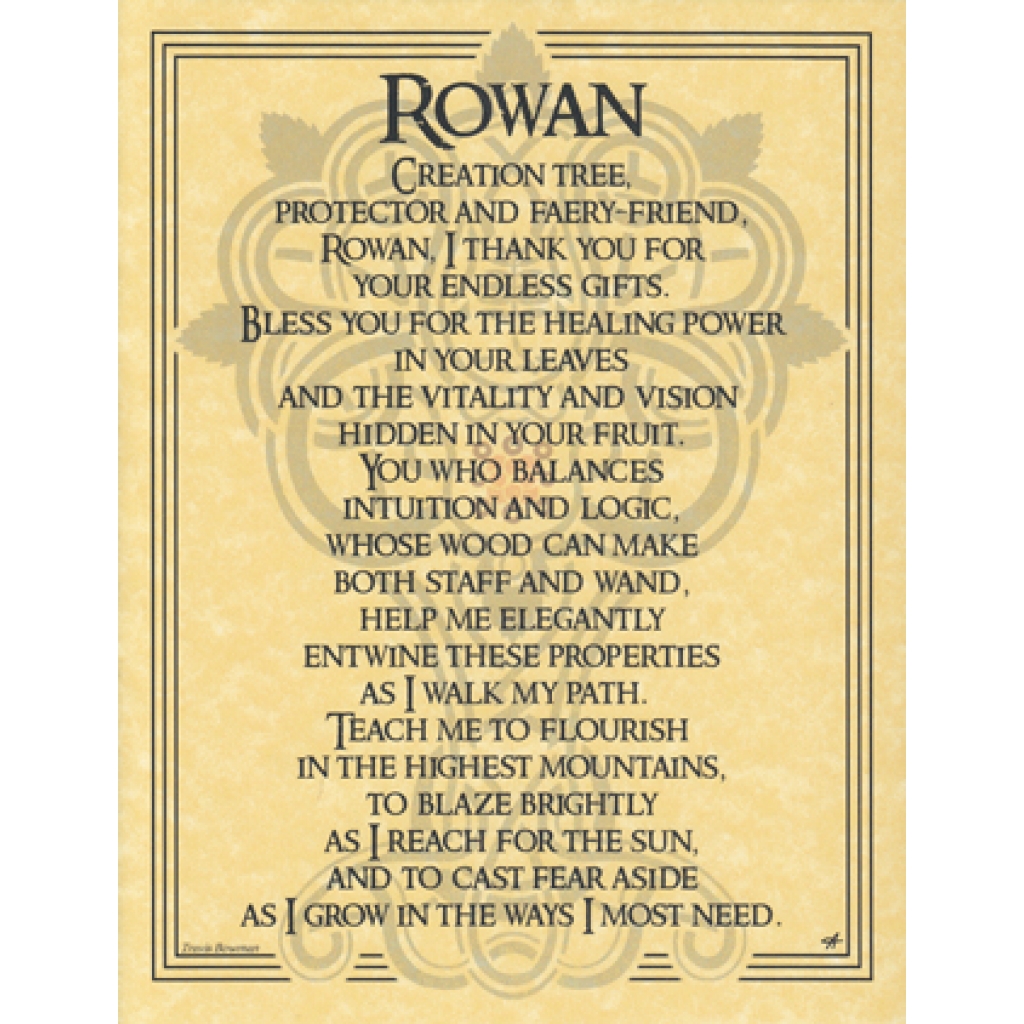 Rowan Tree Poster