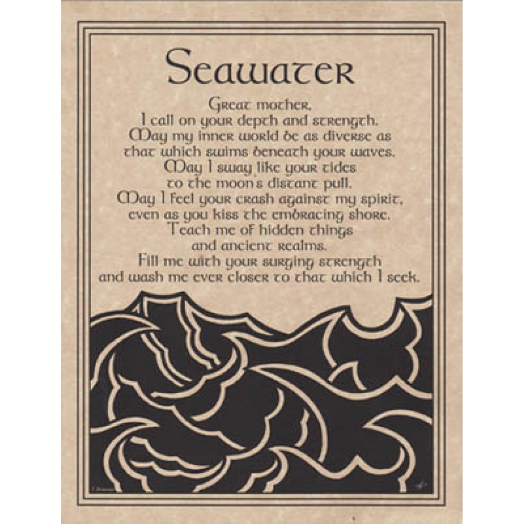 Seawater Prayer Poster