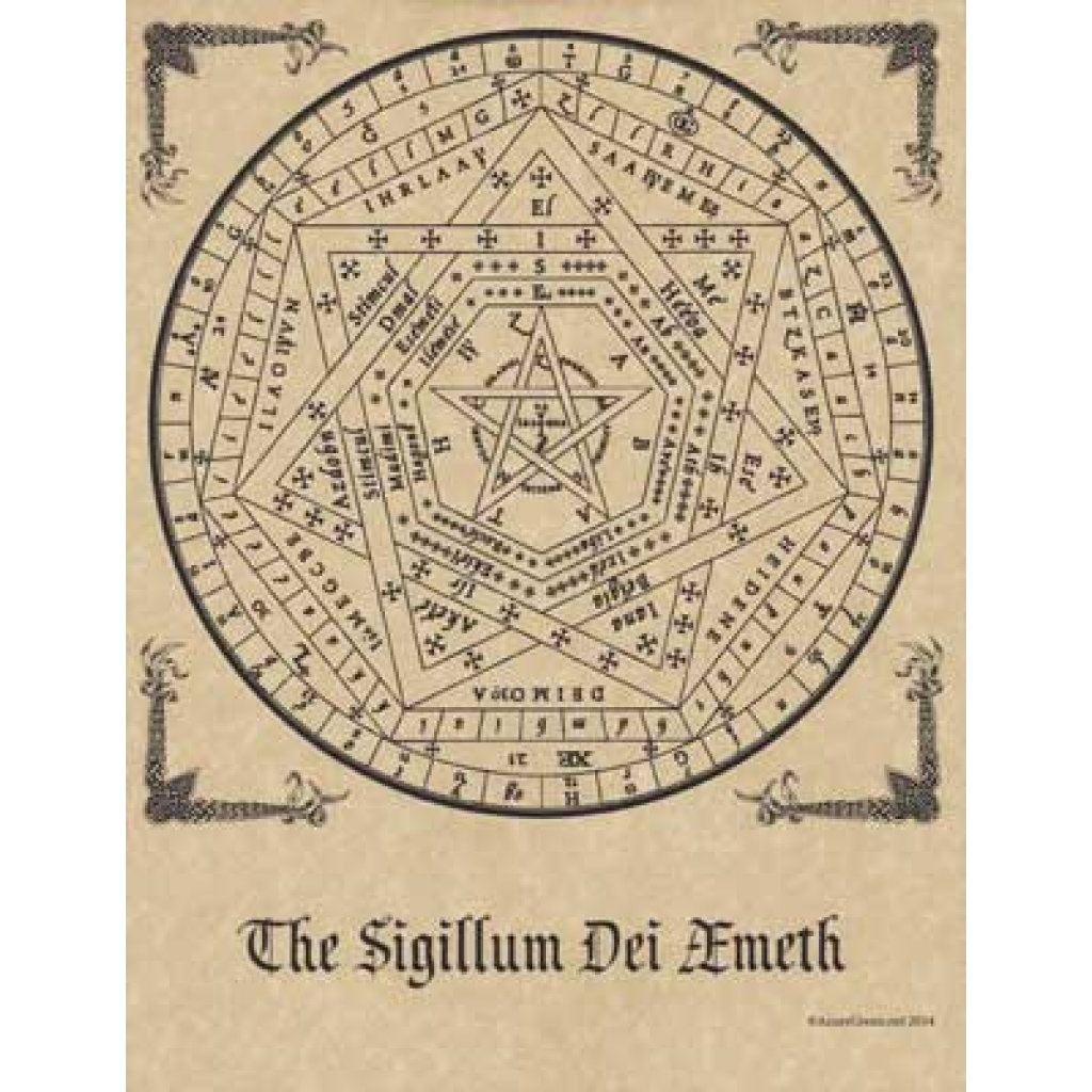 Sigillum Dei Aemeth Poster - Enochian Talisman