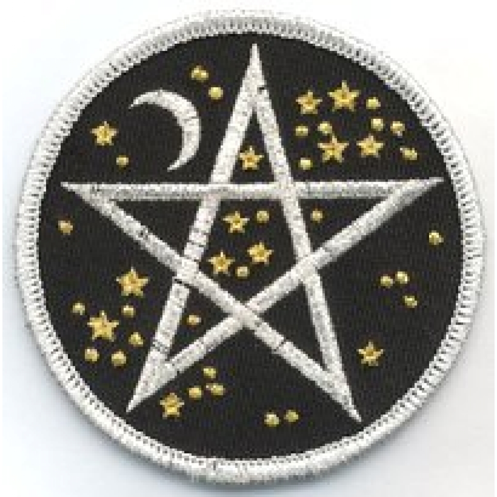 Starry Pentagram Iron-On Patch - 3