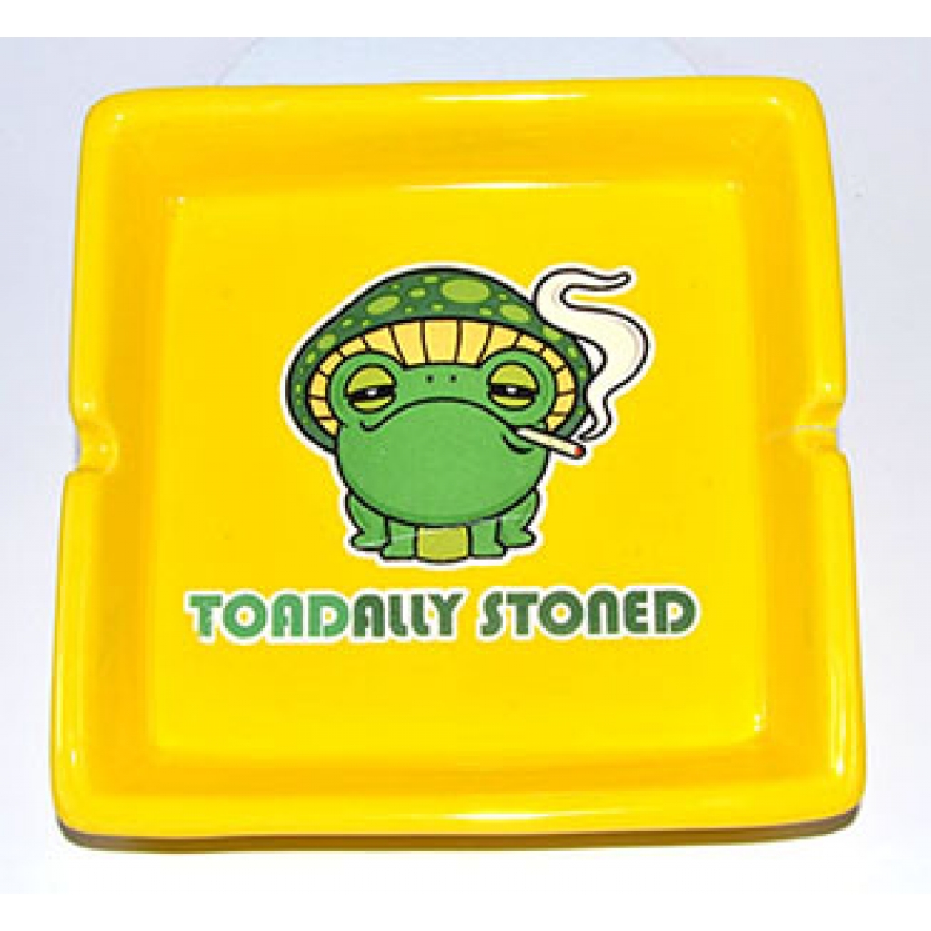 Toadally Stoned Ashtray (4 3/4