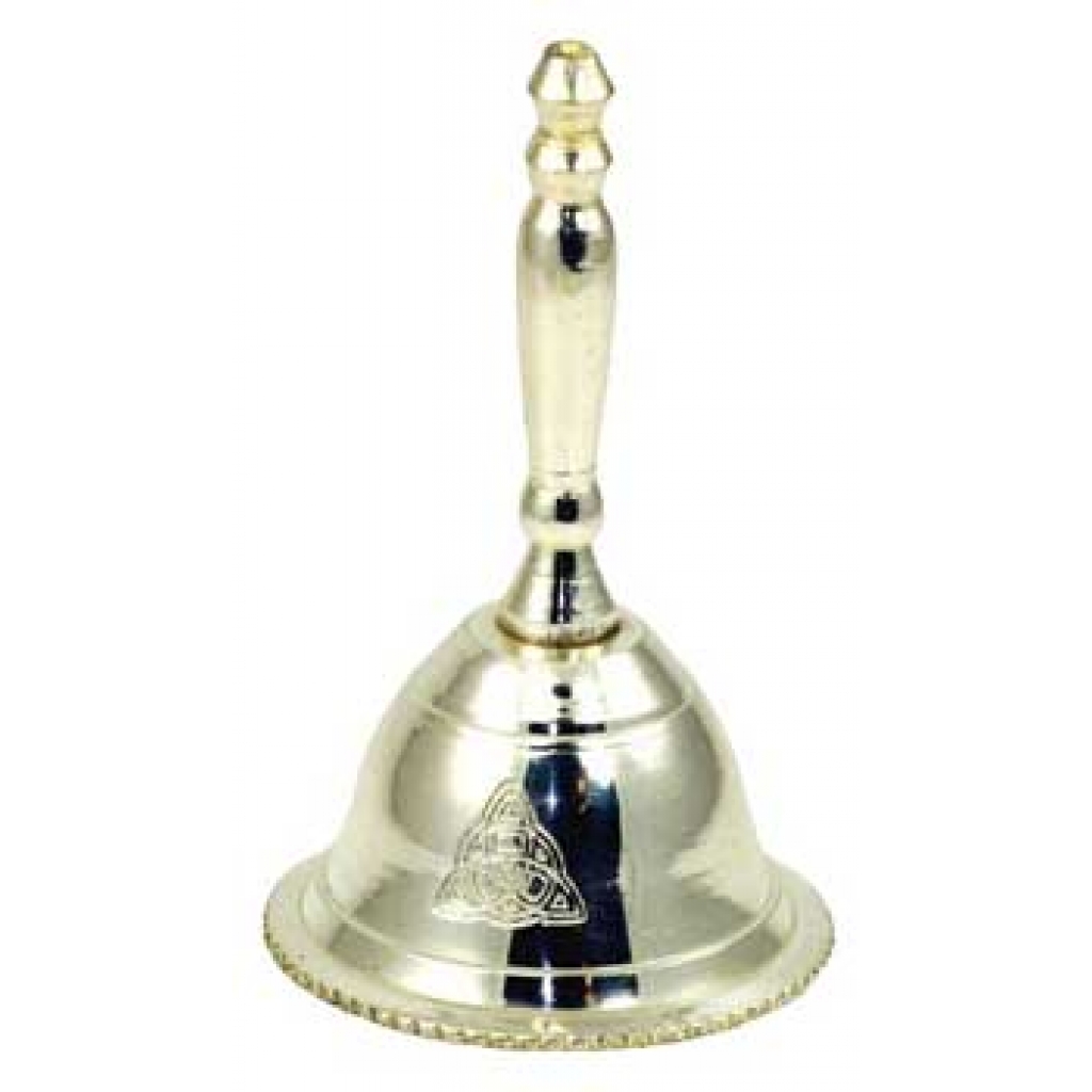 Celtic Triquetra Design Altar Bell - 2.5