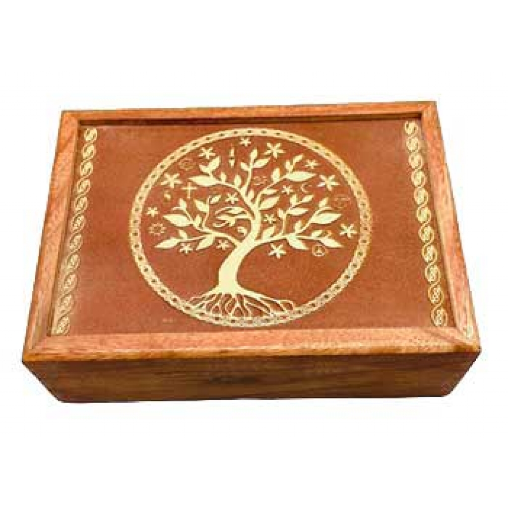 Celtic Acacia Wood Box – 5