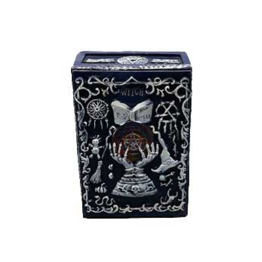 Boiok of Spells Tarot Box - Hand Painted Storage Solution