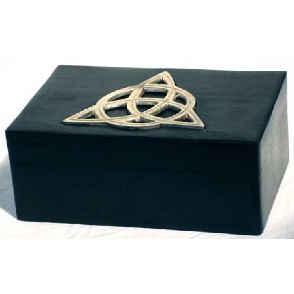 Triquetra Box: Handcrafted Mystical Storage