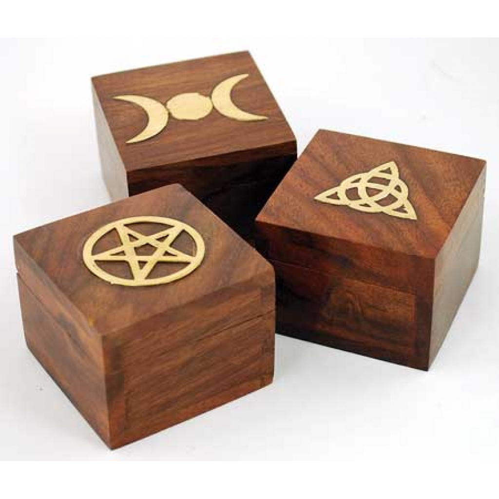 Brass Inlaid Box - Various Designs