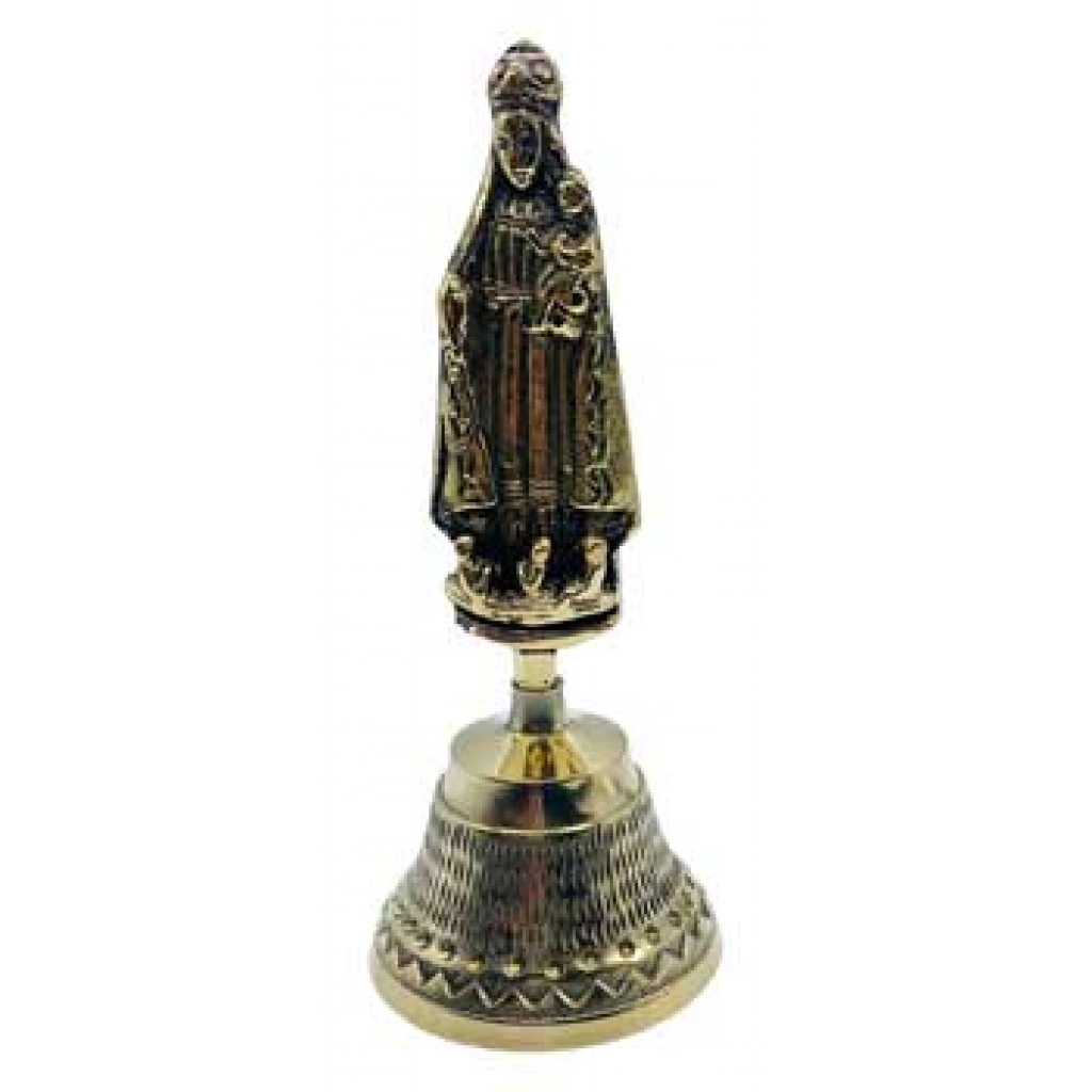 Our Lady of Charity Brass Bell - 6 1/4