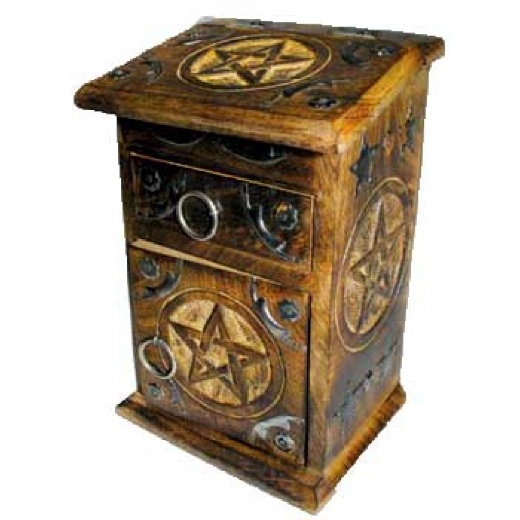 Pentagram Herb Cupboard - Stylish Herbal Storage