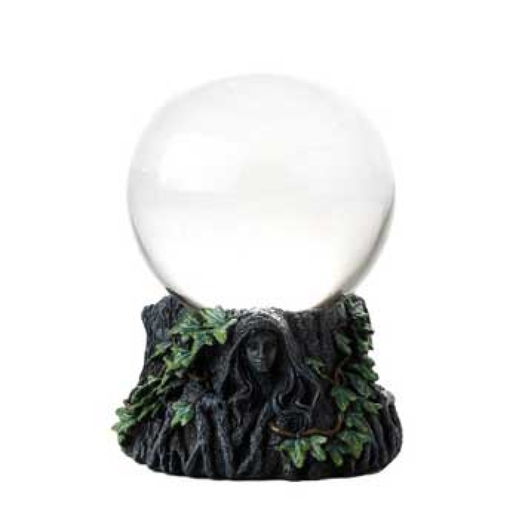 100mm Maiden, Mother, Crone with Clear Gazing Ball