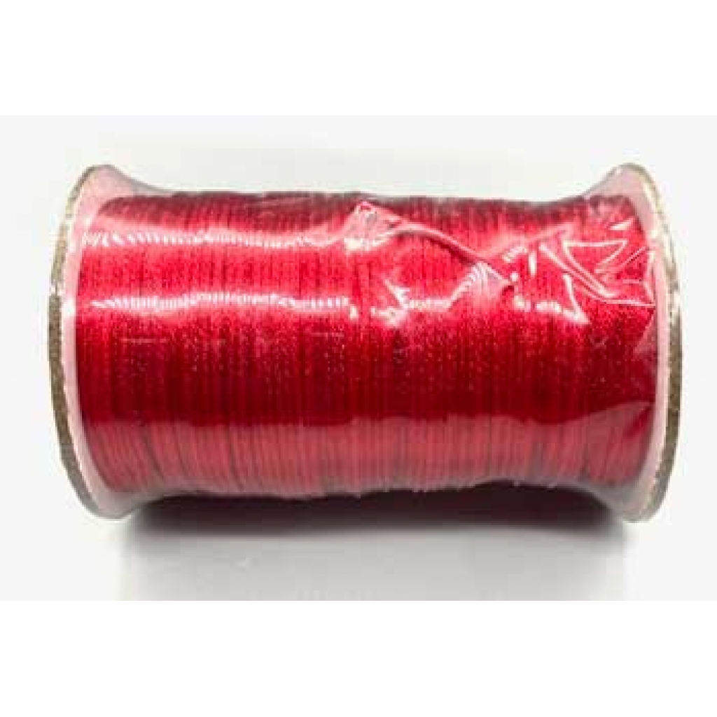 144 Yards of Red Rattail Cord - 2mm