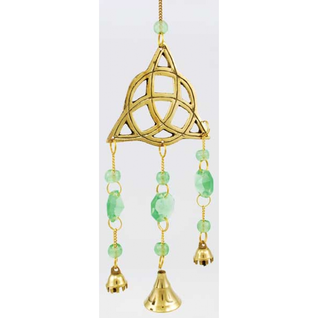 Brass Triquetra Wind Chime for Harmony