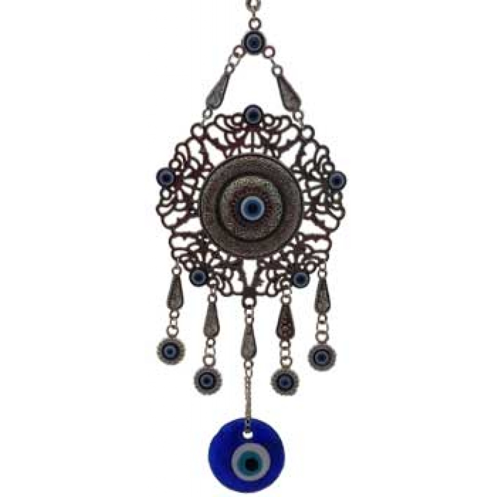 Flower Evil Eye Wall Hanging