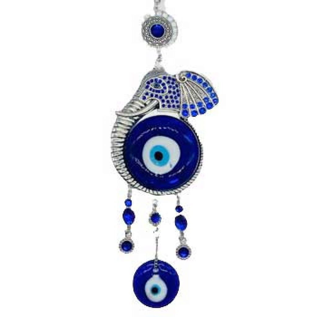 Elephant Evil Eye Wall Hanging