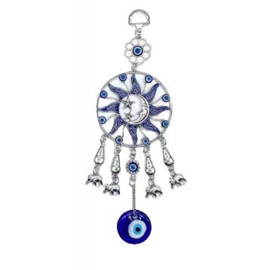 Celestial Evil Eye Wall Hanging for Protection