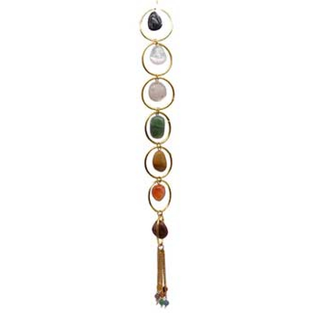 7 Chakra Gemstone Wall Hanging - Harmonize Your Space