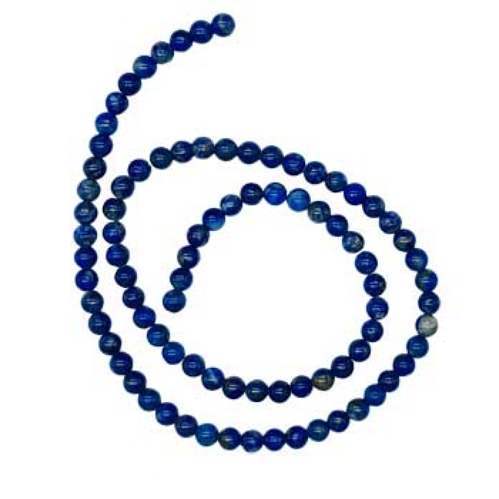 4mm Lapis Beads - Jewelry Making Supplies