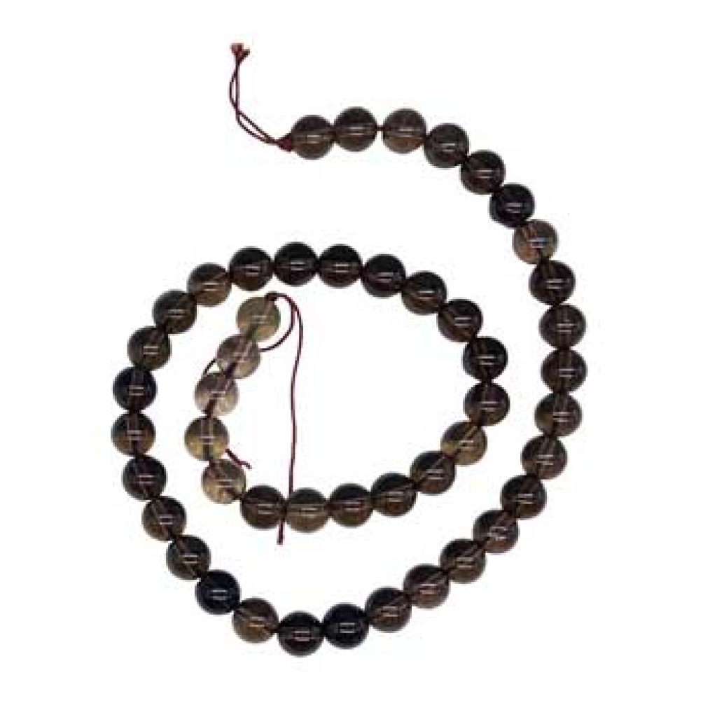 8mm Smoky Quartz Beads - Calming Energy