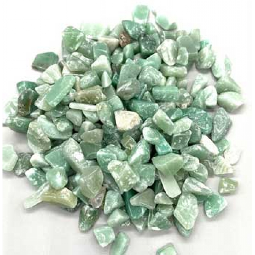 Green Aventurine Tumbled Chips (1 lb)