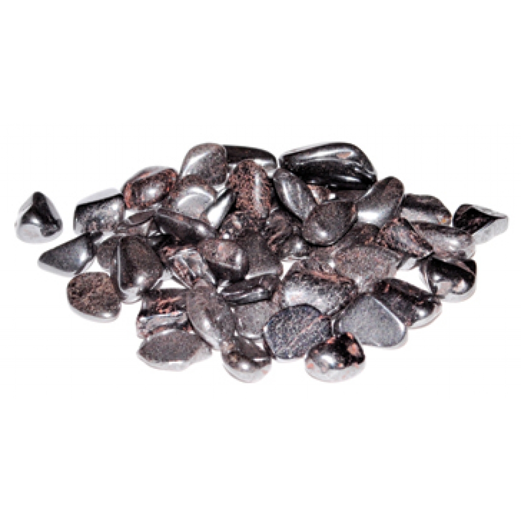 1 lb Hematite Tumbled Chips (3-5mm)