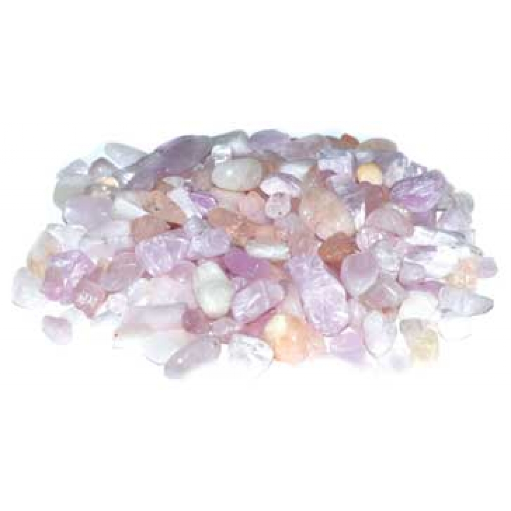 Morganite Beryl Tumbled Chips - 1 lb