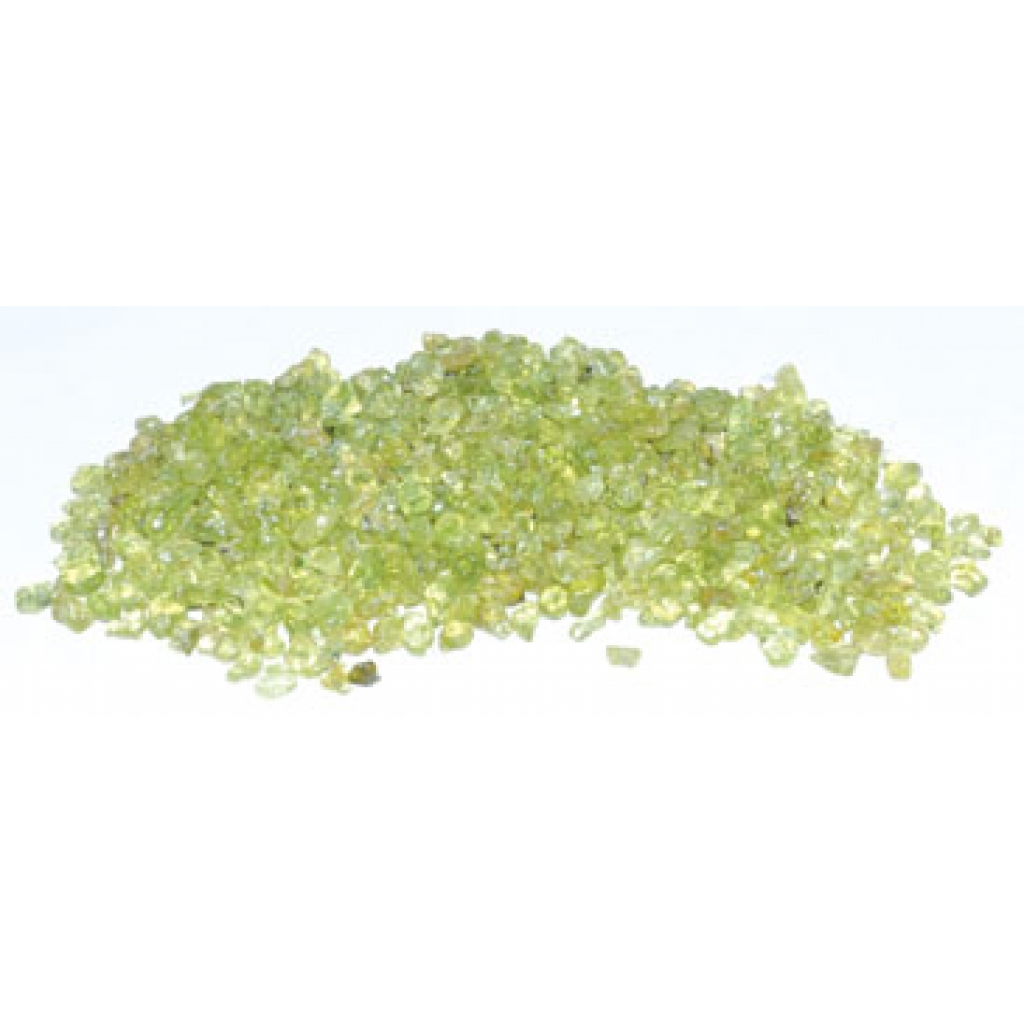 1 lb Peridot Tumbled Chips (2-4mm) for Compassion and Healing