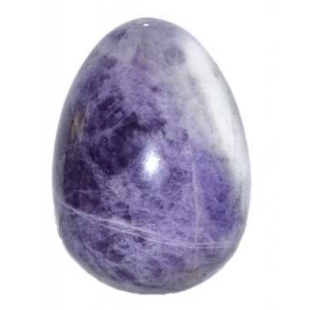 Unique Chevron Amethyst Egg - 2