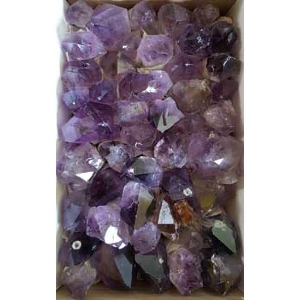 2kg Flat of Amethyst Points