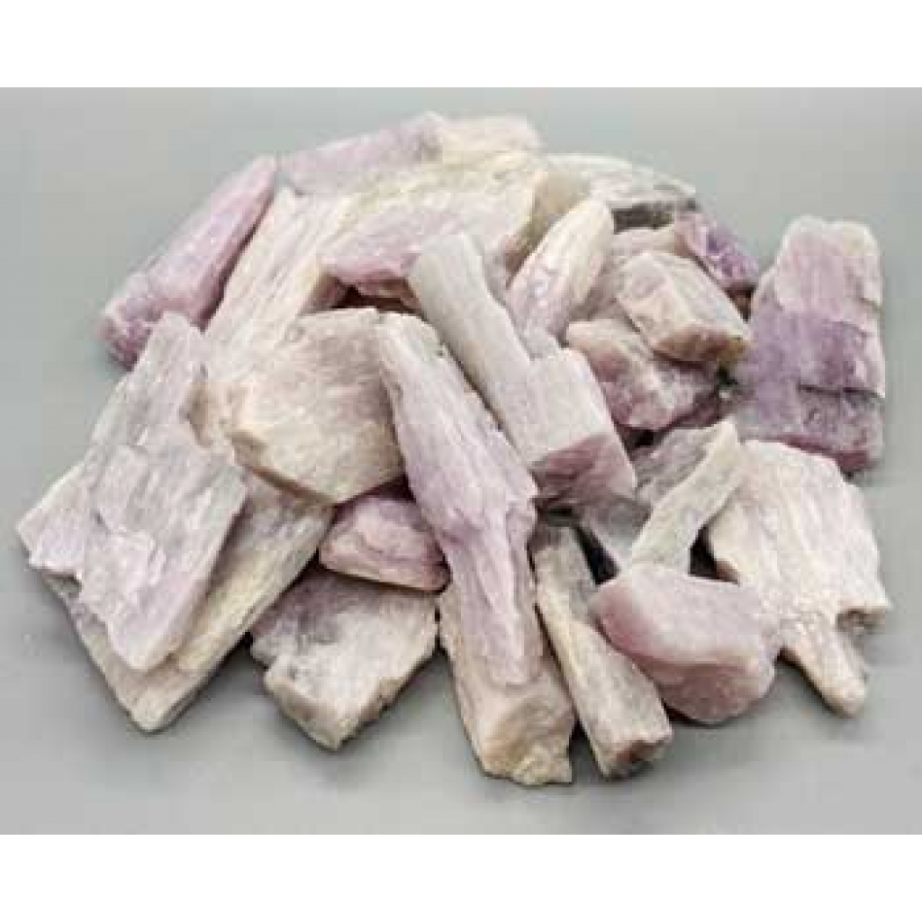 3 lbs Flat of Kunzite: The Stone of Emotions for Heart & Throat Chakra Balancing