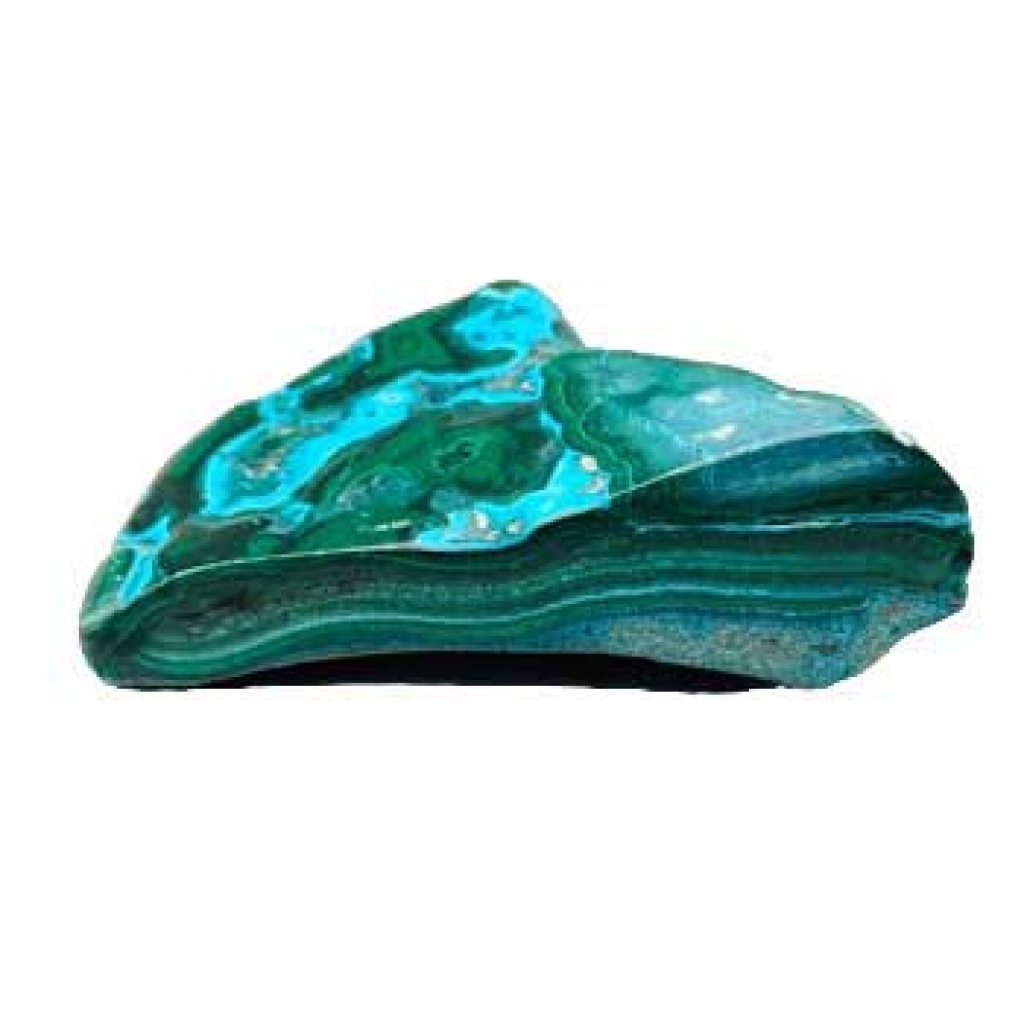 0.4-0.7 lbs Chrysocolla/Malachite Free Shape - Unique Healing Stones