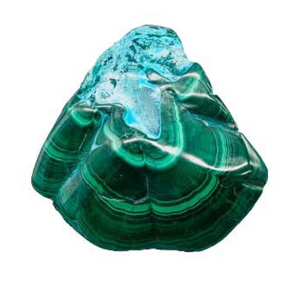 1.6-2.0lbs Chrysocolla/Malachite Free Shape - Emotional Healing