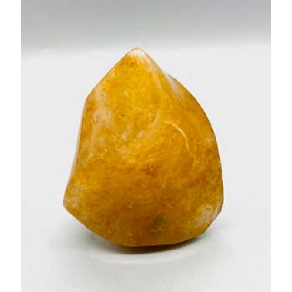 Flame-Shaped Hematoid Quartz for Memory and Stress Relief