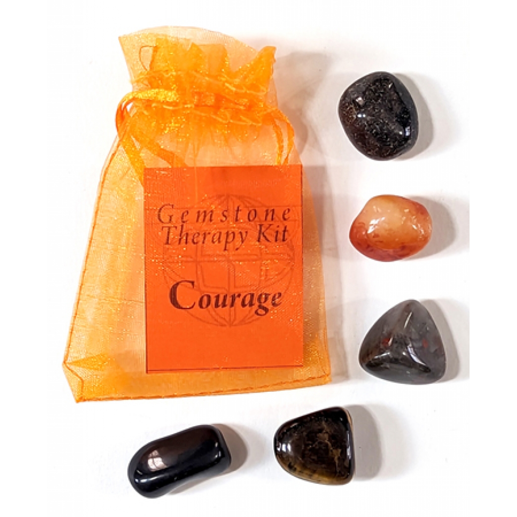 Courage Gemstone Therapy Kit