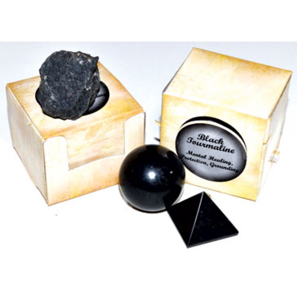 Black Tourmaline Gift Box - Set of 12