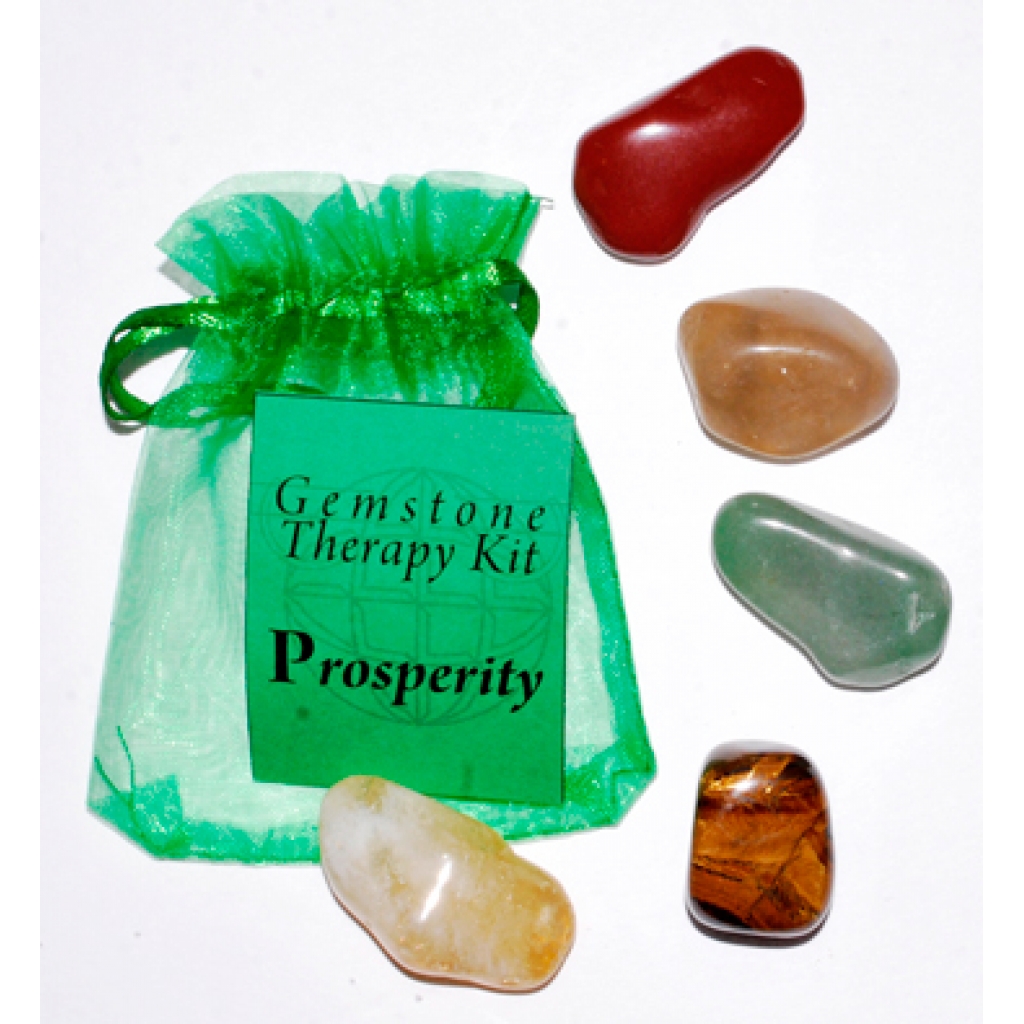 Prosperity Gemstone Therapy Kit - Attract Wealth and Abundance