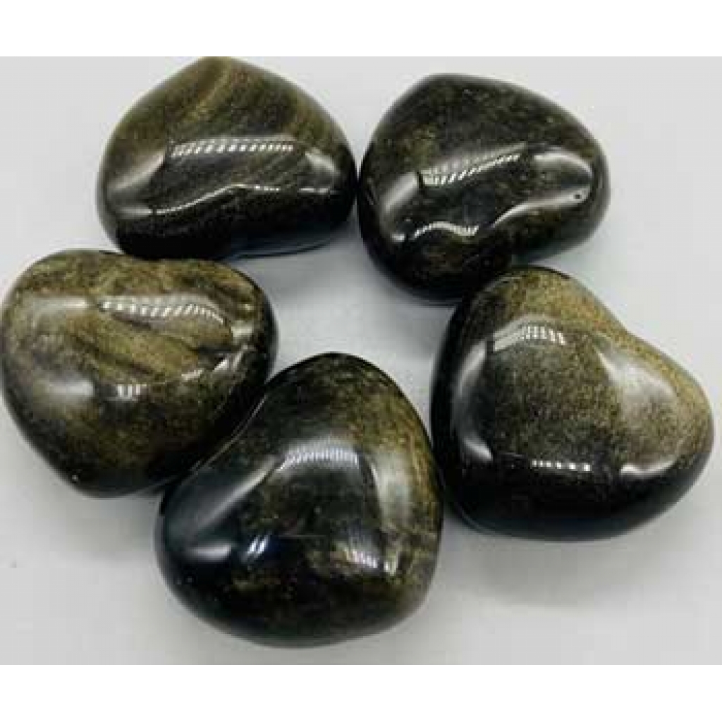 Polished Golden Heart Obsidian – 2